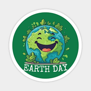 Happy Earth Day 2024 Cute Smile Earth Day Kids Boys Girl Magnet